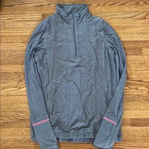 Lululemon Grey Long Sleeve Quarter Zip